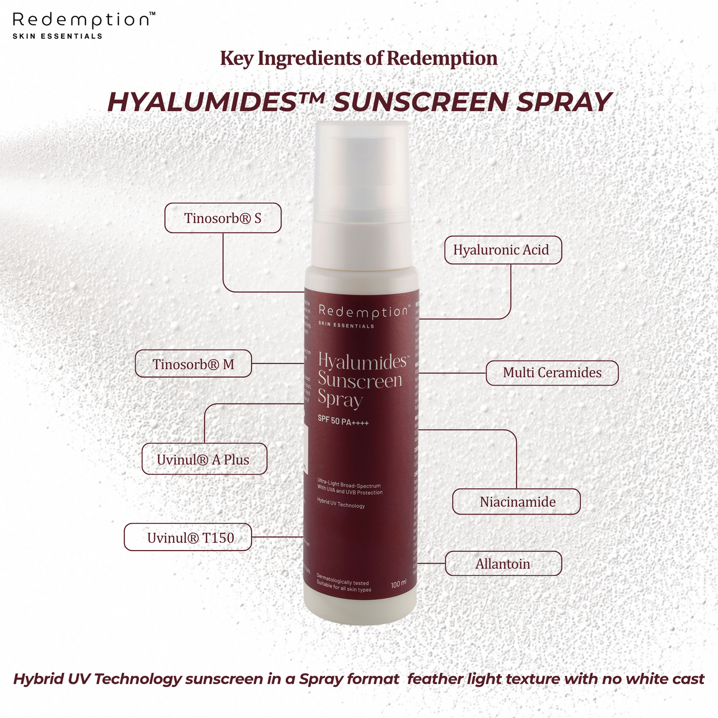 Hyalumides Sunscreen Spray