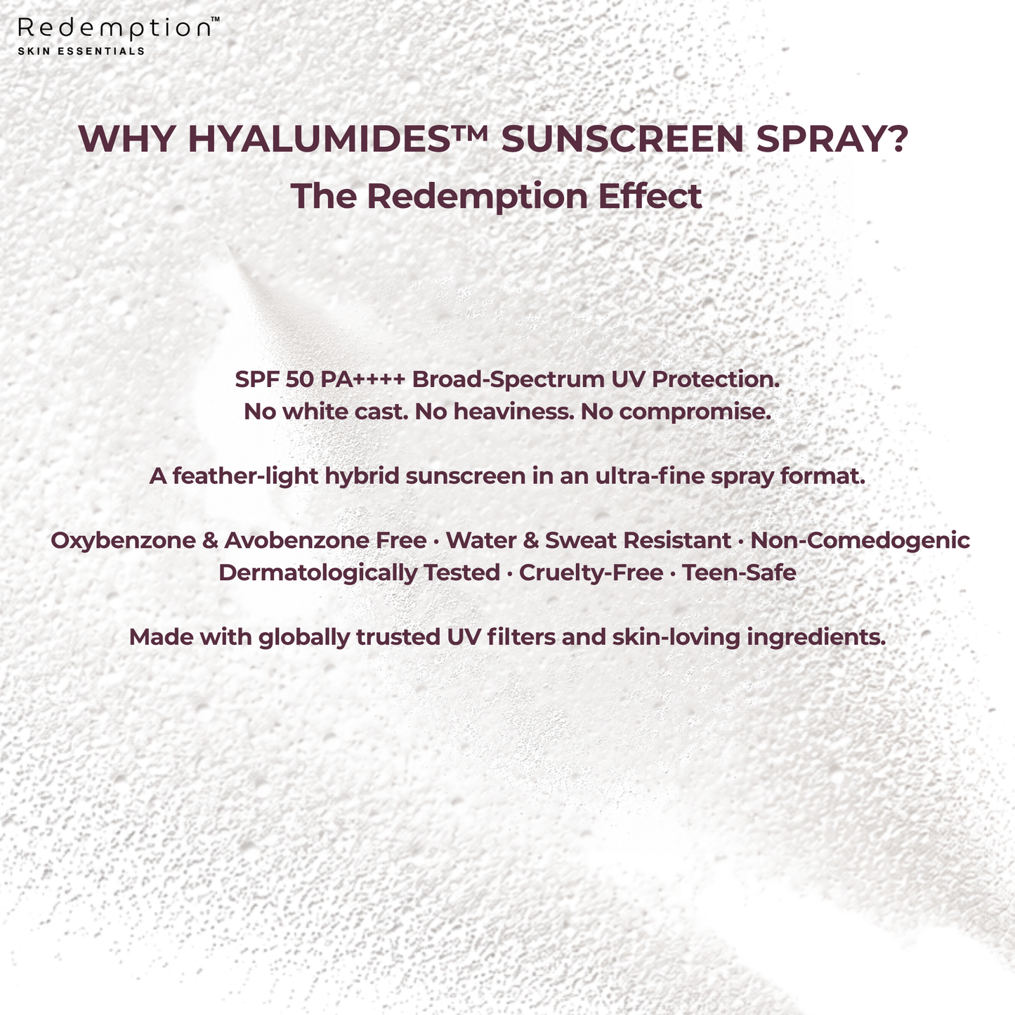 Hyalumides Sunscreen Spray