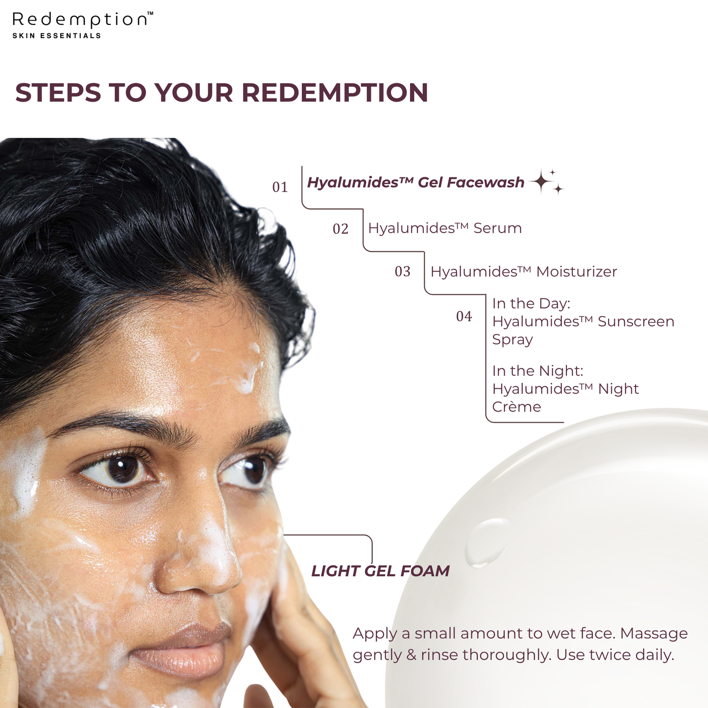 Hyalumides Gel Facewash